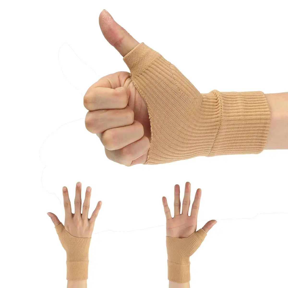 Перчатки для терапии рук Поддержка большого пальца бандаж лечение артрита перчатки, поддержка запястья гелевые подушки для рук артрит компрессионные перчатки