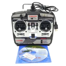 Dtxmx 6CH Rc Flight Simulator JTL-0904A Ondersteuning Real RF7 G7 Phoenix 5.0 Xtr Afstandsbediening Helikopter Fixed-Wing Drone (MODE2)