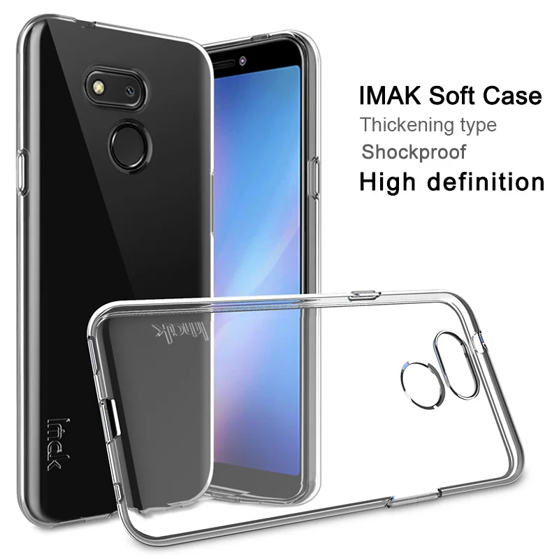 IMAK/мягкие прозрачные чехлы из ТПУ для HTC Desire 12 S прозрачный силиконовый чехол