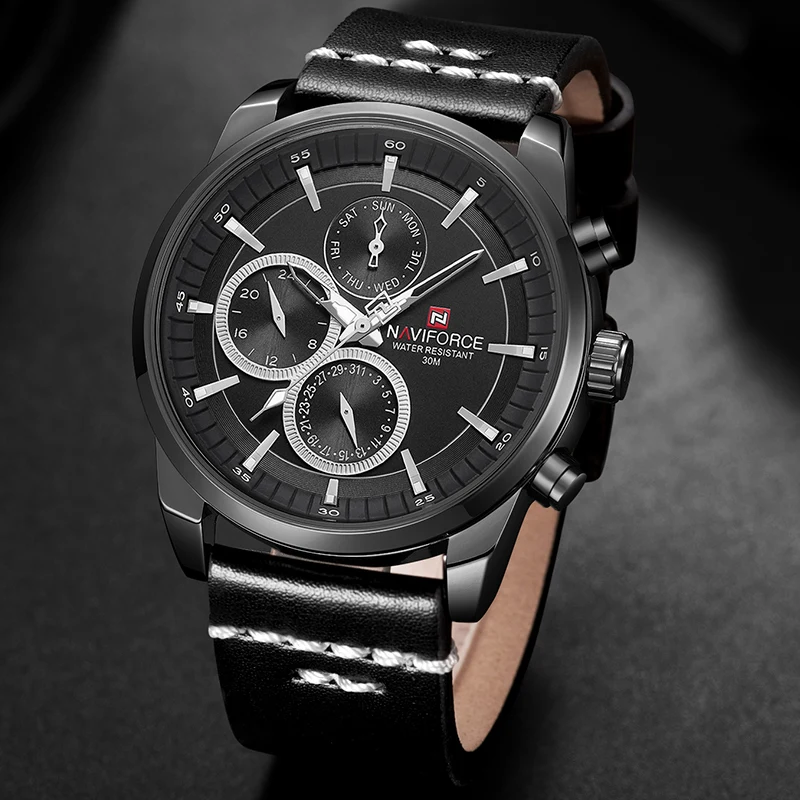 Лидирующий бренд NAVIFORCE для мужчин спортивные часы повседневное