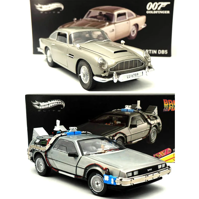 

1:18 Back To The Future Time Machine Ultimate Edition BCJ97 Aston Martin DB5 Goldfinger 007 JAMES BOND BLY20 Diecast Toys Models