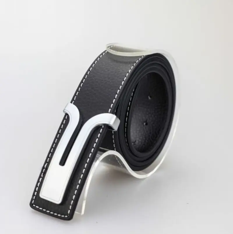 Mens Luxury Brand innovative Belts Individuality Smooth Buckle Men's Belts Designer Pure Color Genuine leather Casual Male Belt Mens Luxury Brand innovative Belts Individuality Smooth Buckle Men's Belts Designer Pure Color Genuine leather Casual Male Belt