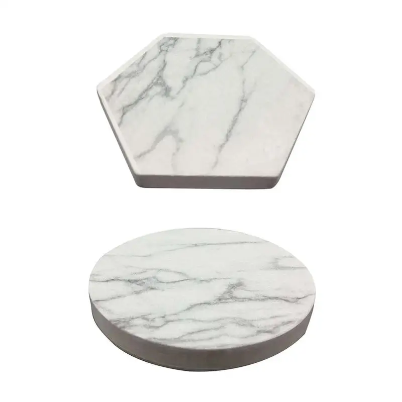 

Marbling Pattern Moisture Absorbing Cup Mat Diatomaceous Earth Coaster