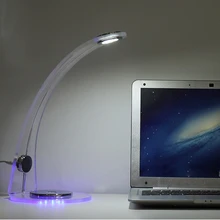LED Acrylic Creative Eye Protection Desk Lamp Dimming LED Table Light For Dormitory Bedroom Bedside Reading Lamp DC 5V creative corsair eye watch desk lamps led cartoon animals kids room bedroom bedside table lamp feeding reading light