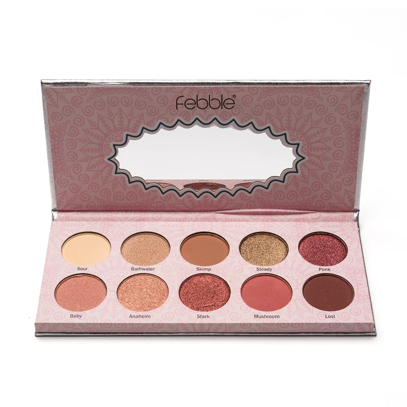 

ICYCHEER 10 Color Matte Shimmer Metallic Long-Lasting Waterproof with Highly Pigmented Shades maquiagem profissional completa