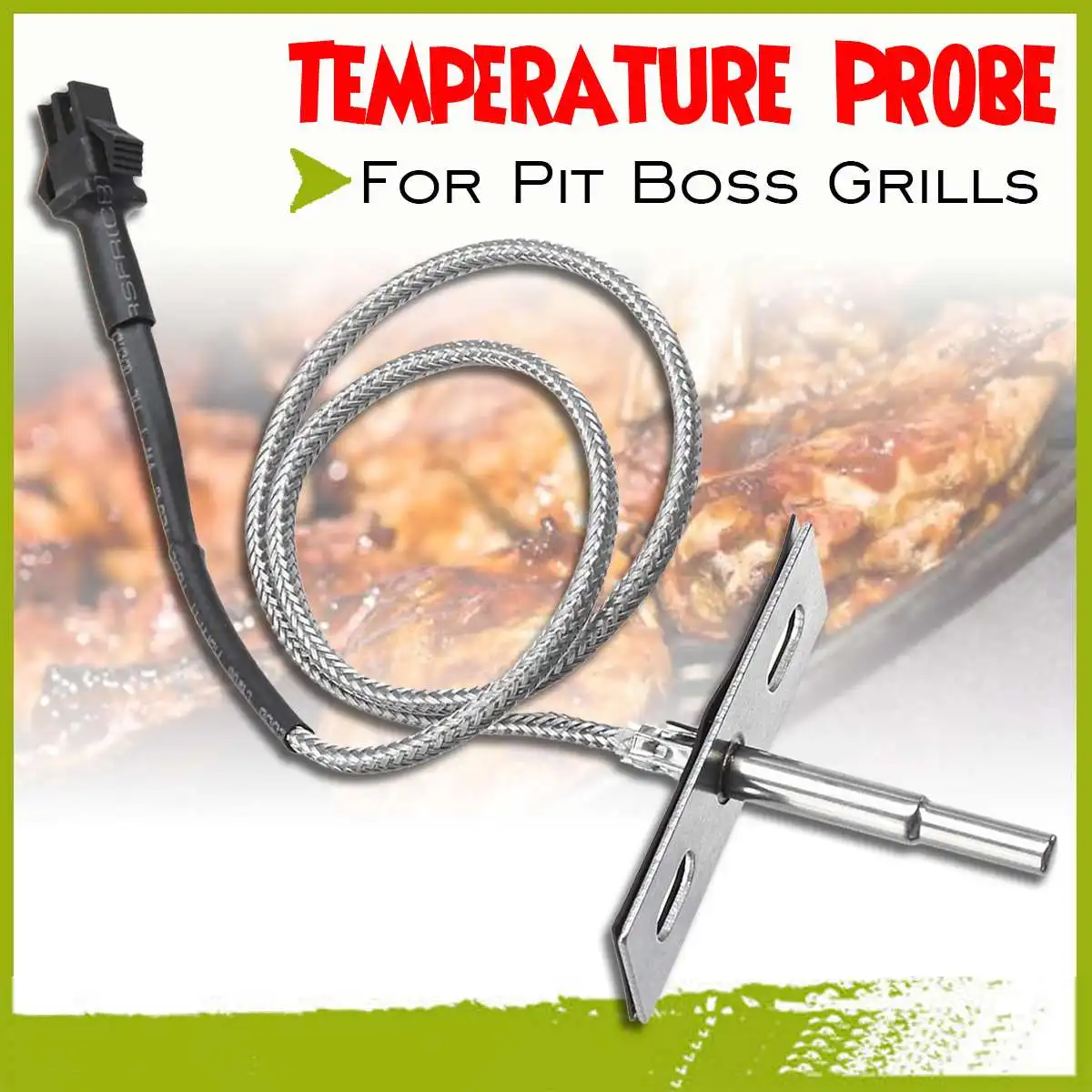 

Meat Probe Sensor Replacement For Pit Boss Pellet Grills Smokers Stove Temperature Instruments BBQ Tools Kitchen