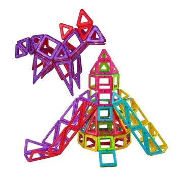 

Magnetic Building Blocks Educational Kit Magnet Tiles Construction Toys For Children Magbrother Blocks