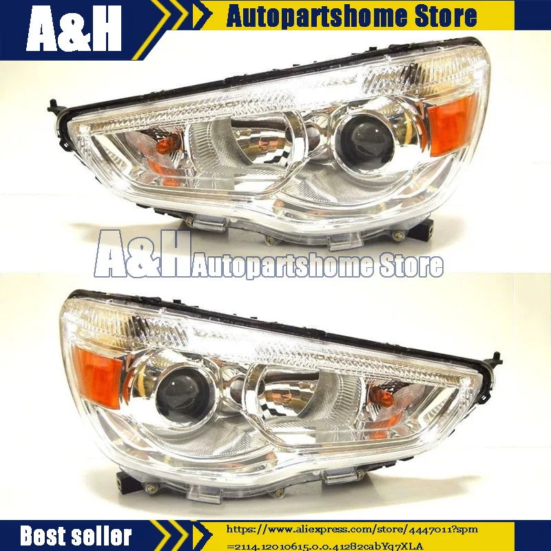 

2PCS Left and Right Headlight HeadLamp Assy For Mitsubishi Outlander Sport /RVR/ASX 8301B587 8301B588