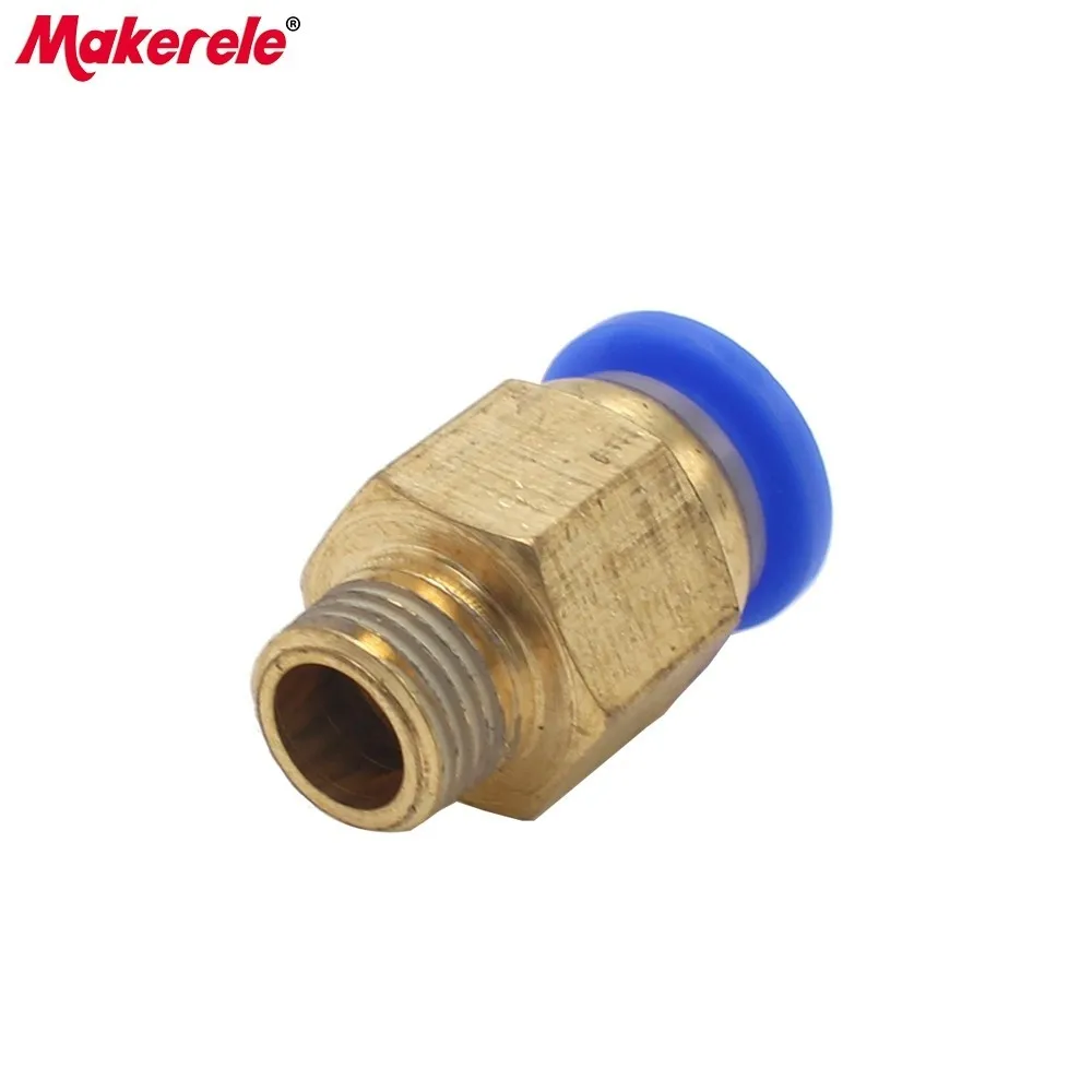 Push фитинги для воздуха PC8mm шланг 1/8 &quot1/4&quot 3/8 &quot1/2&quot BSPT наружная резьба прямые