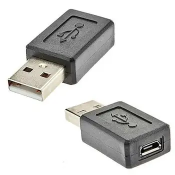 

USB 2.0 A Male to Micro USB B Female M/F Adapter Plug Converter Connector Support high speed data rate up to 480Mbps
