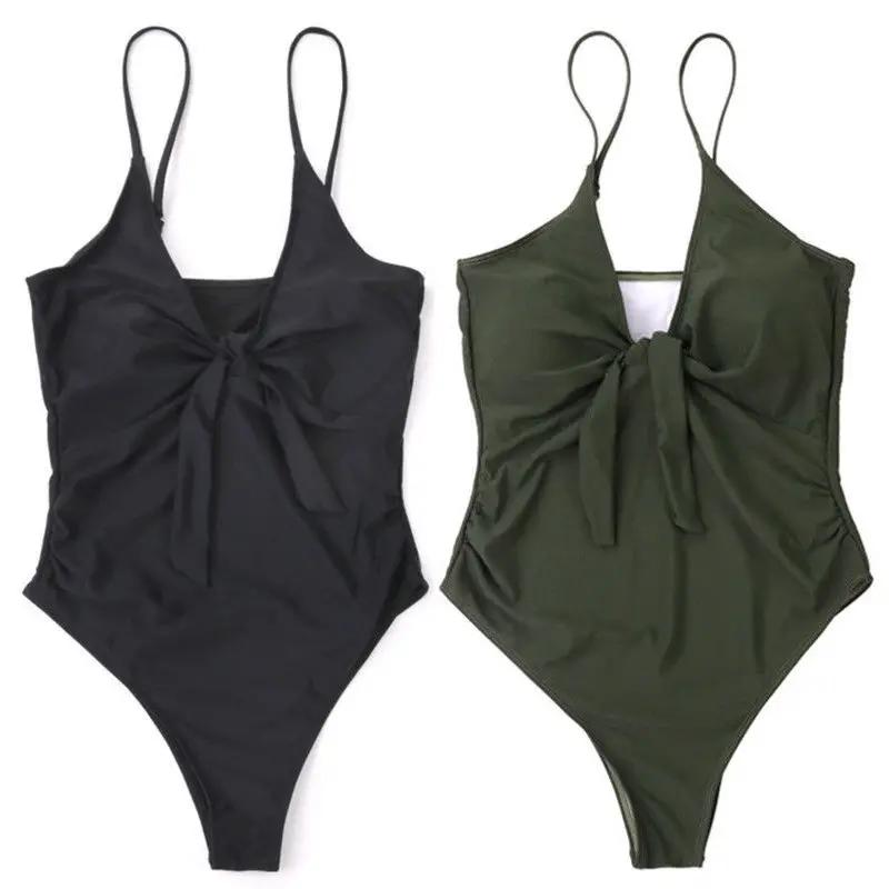Сексуальный купальник Hirigin женский слитный новинка 2019 бюст бант купальный костюм