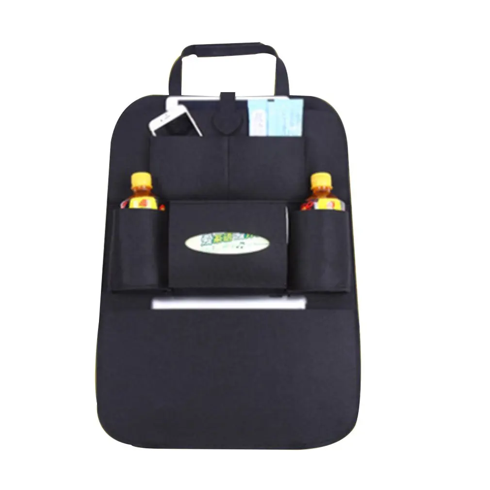

Multifunction Car Seat Back Hanging Bag Felt Storage Bag Multi-Pocket Organizer Container Universal Stowing Tidying Bag