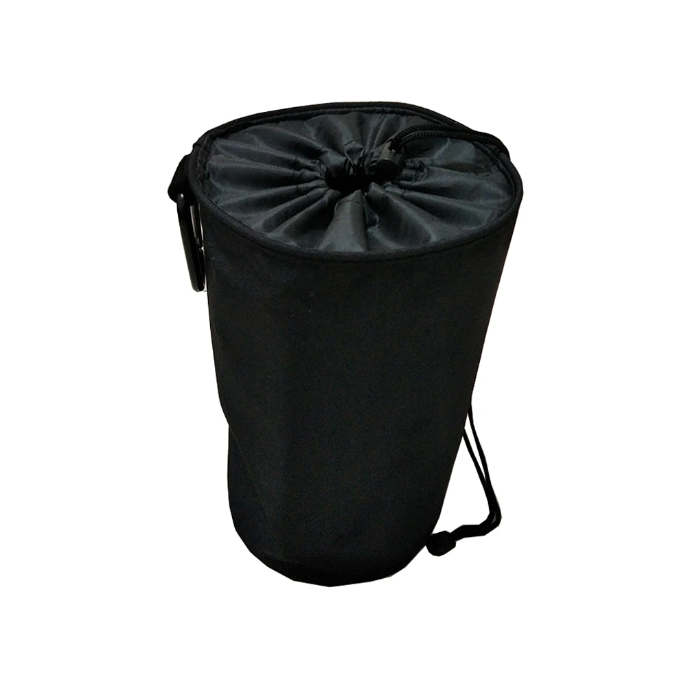 

1 Pc Drawstring Waterproof Durable Dust-Proof Black Hanging Clothes Pegs Bag Organizer Storage