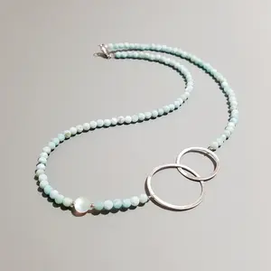 Gema Labradorita B irregular Colgante en Plata Esterlina Chapado en Oro