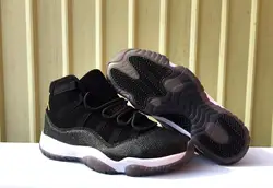 Бесплатная доставка 2017 jordan Баскетбольная обувь Для мужчин воздуха ретро 11 Баскетбольная обувь черные мокасины с жемчугом jordan 11