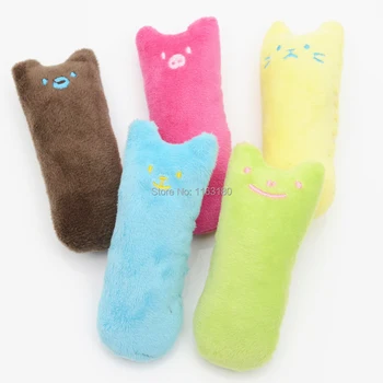 

10pcs/lot Cute Cat Toy Pet Kitten Chewing Toy Teeth Grinding Catnip Toys Claws Thumb Bite Cat mint For Cats Cat Supply