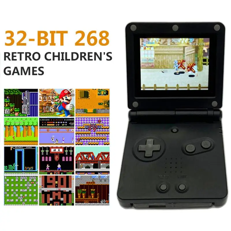 Высокое качество 32 bit 268 ретро детская игровая консоль мини GB портативная машина
