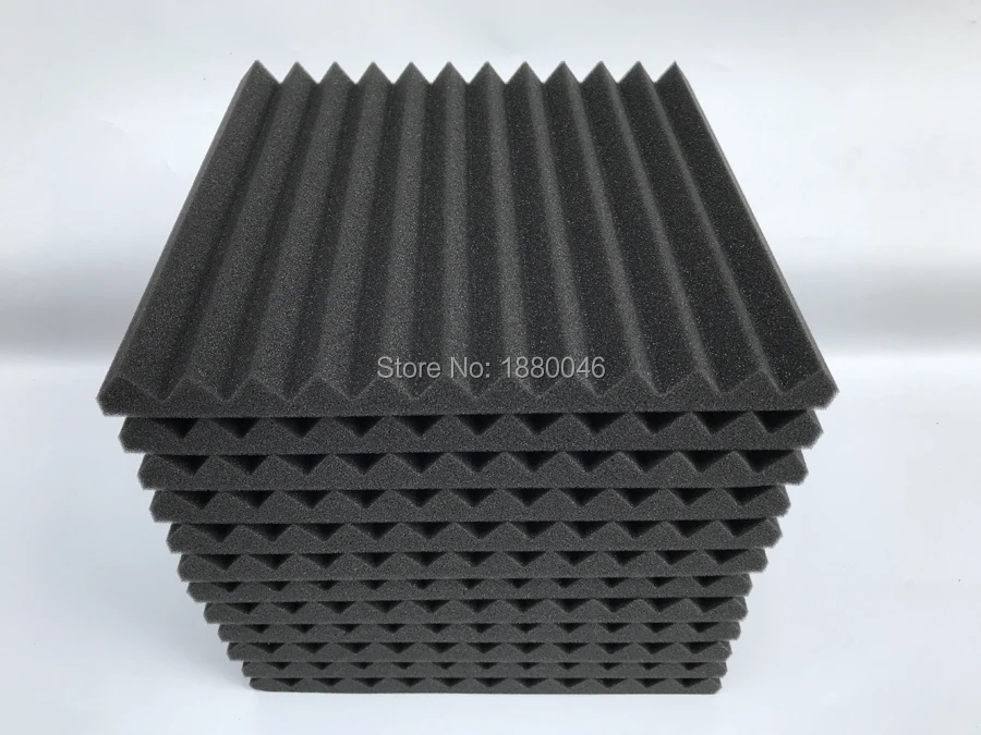 12 шт. 30x30x2 5 см Звукоизоляционная пена акустическая для обработки звука студия