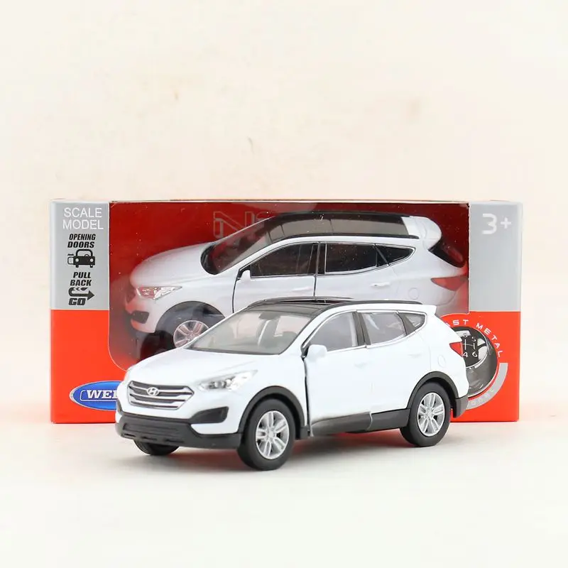 Welly литая металлическая модель/Масштаб 1:36/внедорожник Hyundai Santafe Спортивная