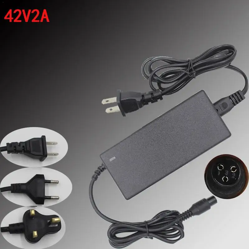 

42V 2A Power Adapter Electric Scooter Two Wheel Balance Car Adapter For 36V Lithium Battery Safe Charger Scooter Parts Accessory