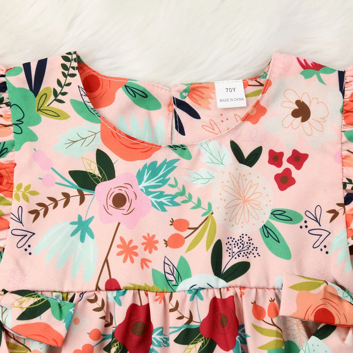 2019 طفلة الصيف الملابس زهرة كشكش القوس رومبير بذلة ملابس Sunsuit للطفل ملابس طفل الأطفال حديثي الولادة الرضع