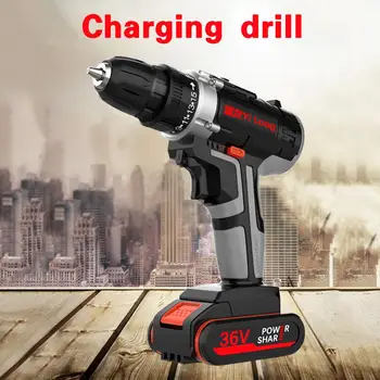 

Hand Drill Household Impact Drill Rechargeable Electric Screwdriver Drill Tool