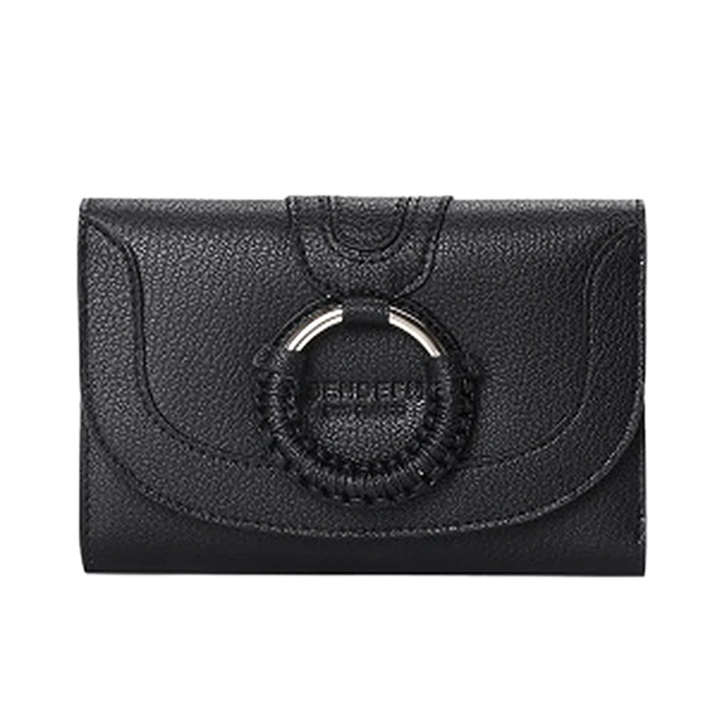 

Sendefn Women Wallets PU Women's Wallet Ring Button Small Pocket Purse Card Holder Money Bag Ladies Purses