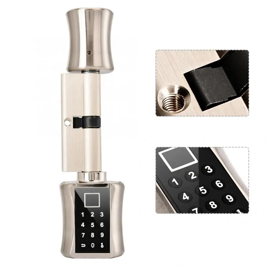 

Biometric Fingerprint Door Lock For Smart Home Intelligent Biometric Fingerprint Scanner Door Lock Password Coded Lock