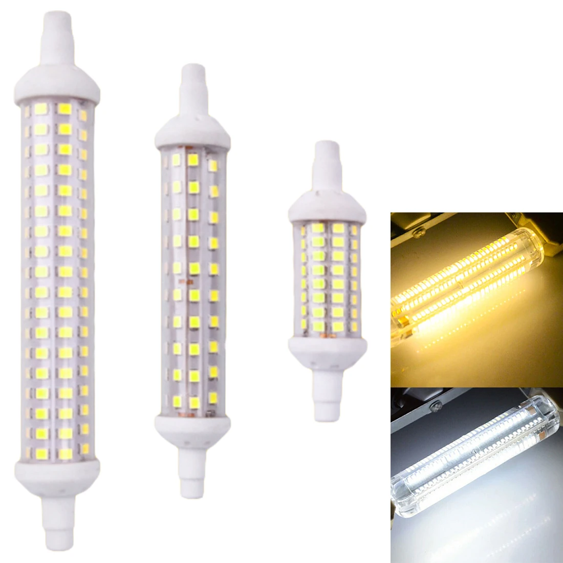 

AC 220/240V Ceramic LED corn lamp 6/9/12w SMD 2835 Lampada LED lamp 78/118/135mm Replace Halogen Lamp 360 Degree