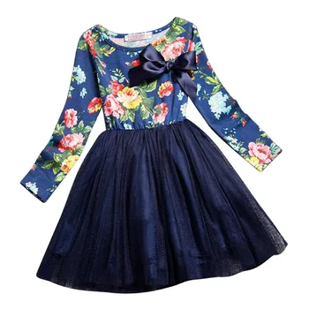

Summer Toddler Kids Baby Girls Dresses Long Sleeve Party Prom Costume Girl Pageant Dancing Frocks Lace Tutu Dress