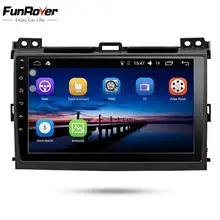Funrover 2 din Android 8.0 Car DVD Radio Multimedia per Toyota Prado 120 2004-2009 Auto autoradio di Navigazione GPS stereo BT WIFI