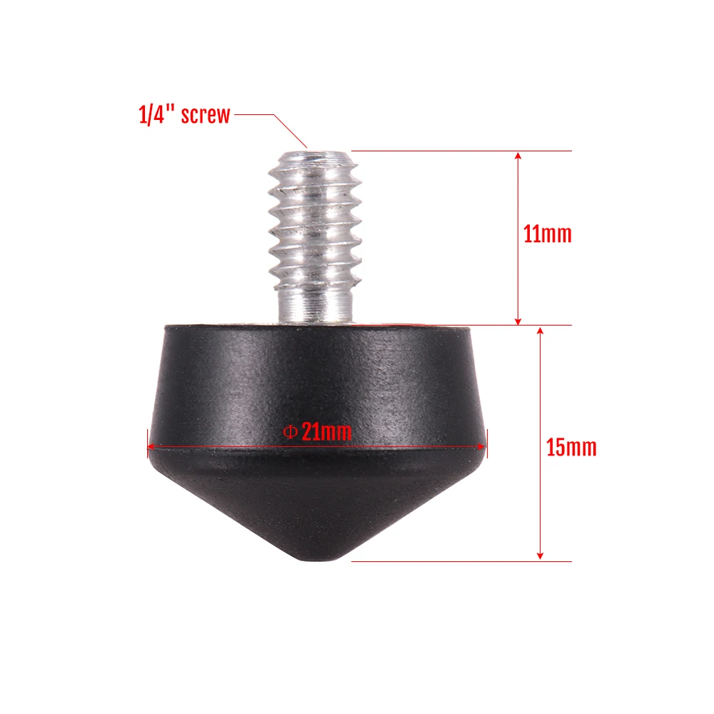 Универсальный Противоскользящий 3/8 или 1/4 дюймов штатив монопод резиновый колючий шип для Andoer Benro Gitzo Manfrotto штатив монопод