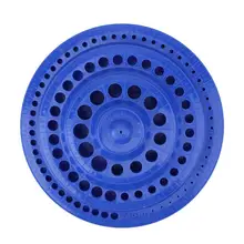 Пластиковый ящик для инструментов 1-13 мм, круглая форма, жесткий пластиковый держатель для сверл, чехол для хранения, подставка, 100 шт., ящик для хранения инструментов с отверстием, контейнер