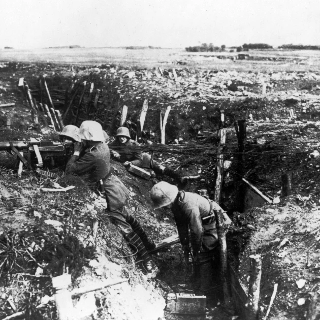 WWI Battle of Amiens 1918 постер печать наукой источник (36x24) | Дом и сад