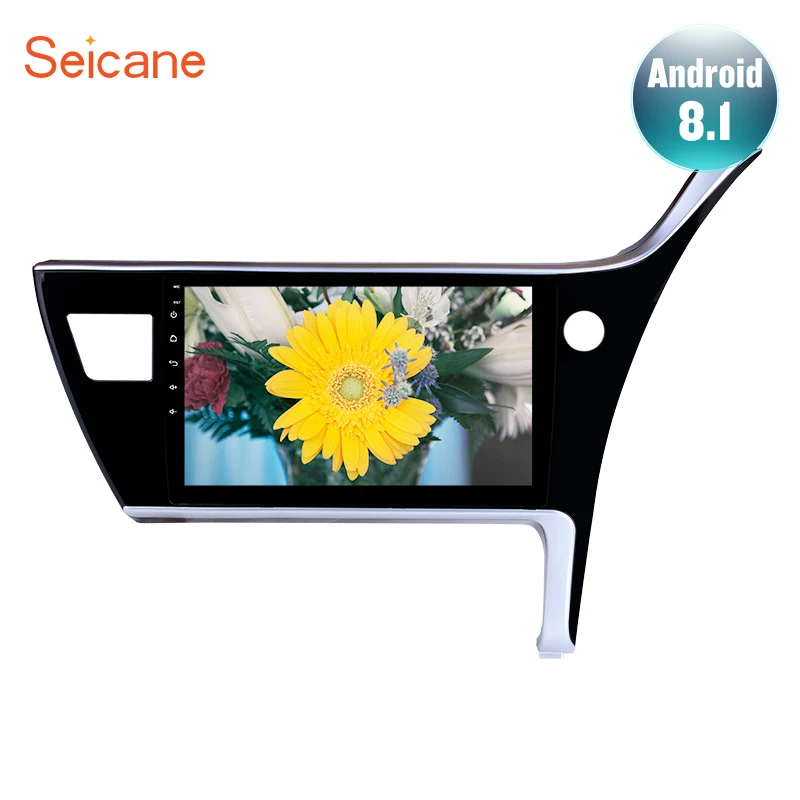 Seicane 10," Android 8,1 2Din автомобильный Радио мультимедийный плеер для Toyota Corolla RHD Wi-Fi головное устройство Поддержка камеры заднего вида