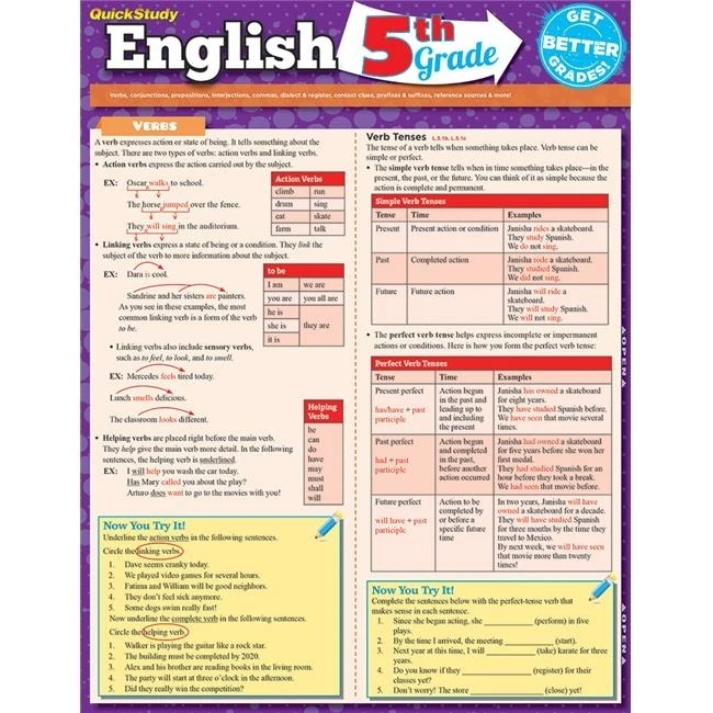 Barcharts Publishing 9781423224983 English 5th Grade |