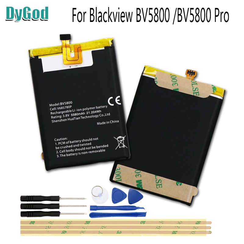 DyGod 5580mAh For Blackview BV5800 Extreme Replacement Battery For