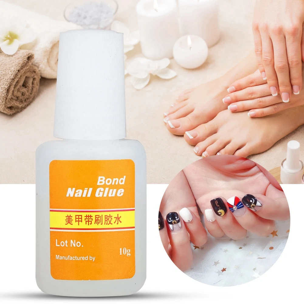 

10g Professional Nail Glue False Nail Tip Decoration Fast Drying Nail Glue Manicure Tool