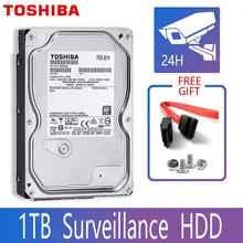Toshiba 1tb de vigilância por vídeo disco rígido dvr nvr cctv monitor hdd hd interno sata iii 6 gb/s 5700rpm 32mb 3.5