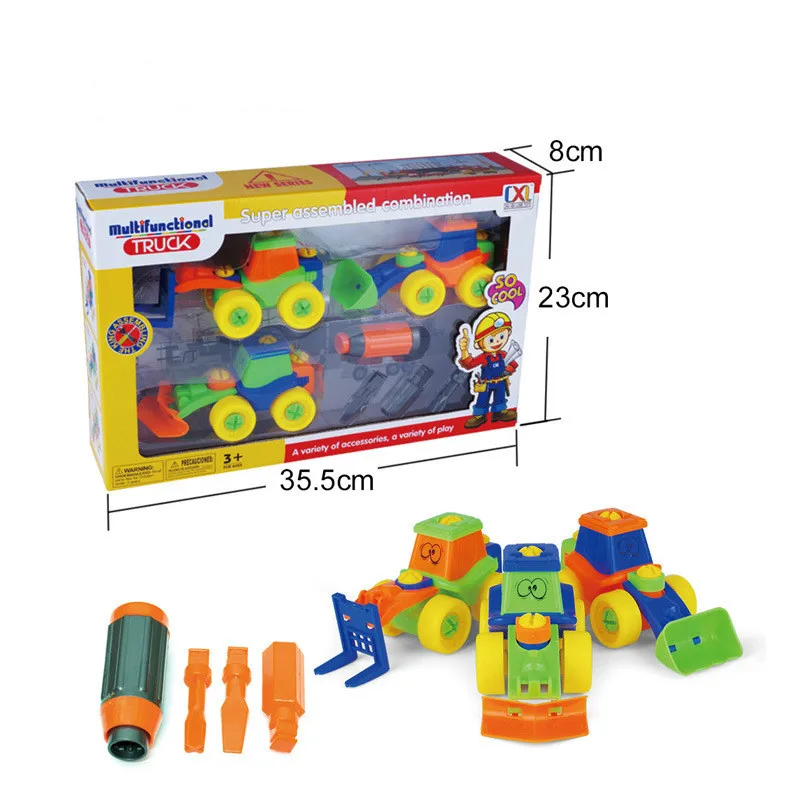 DIY Disassembly Assembly Toys For Children Vehicle Model Truck Car