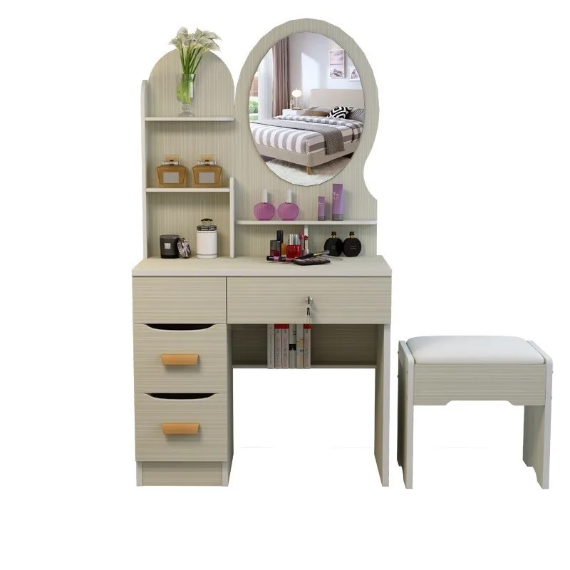 

Vanity Mesa Makeup Coiffeuse Avec Miroir Toaletka Do Sypialni Schminktisch Wooden Quarto Korean Bedroom Furniture Dressing Table