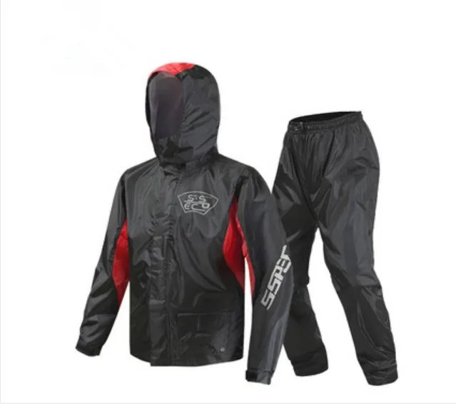 

2018 Hot Sale Motorcycle Riding Raincoat Moto Rain Pants Suit Adult Split Outdoor Breathable Rainproof Wholesale Free Shipping