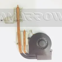 Оригинальные для ноутбуков DELL радиатора охлаждения Вентилятор cpu кулер L502X Процессор радиатора 0MT9VC