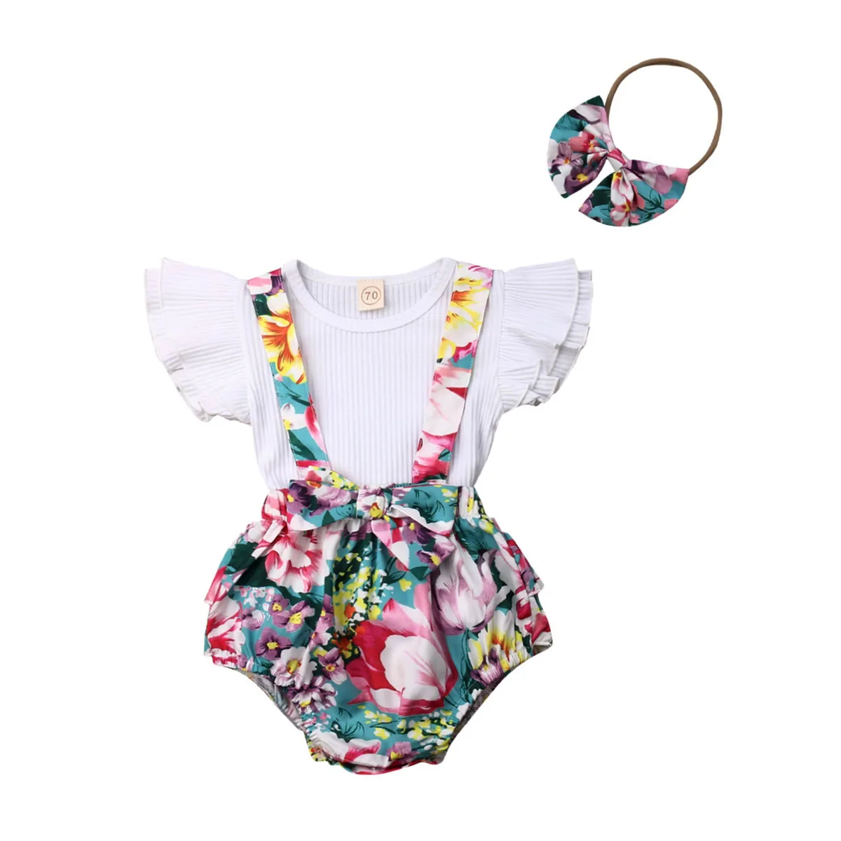 

Sister Match Big Little Sister Girl T-shirt Tops Bib Shorts Dress Outfit Clothes Set 0-4Y