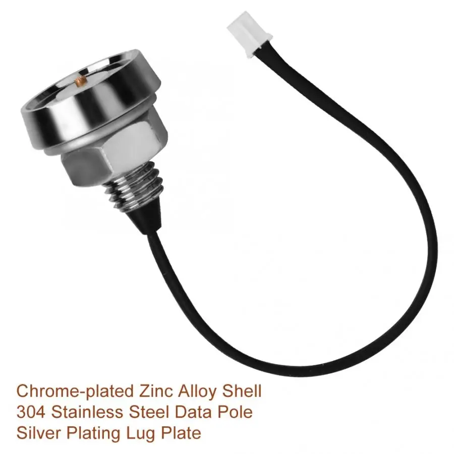 

TM Card Magnetic iButton Probe Reader With LED Indicator Chrome-plated Zinc Alloy Shell Reading And Writing Dallas Key Card