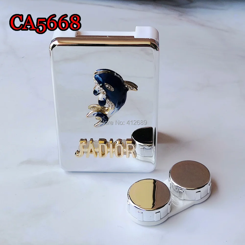 

colored eye contact lenses diamond dolphin travel box CA5668
