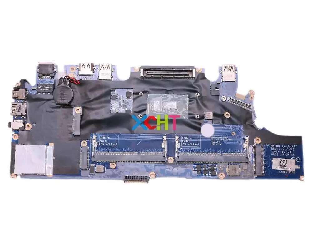 TPHC4 0TPHC4 CN 0TPHC4 ZBZ00 LA A971P DDR3L w I7 5600U CPU for Dell Latitude E7250