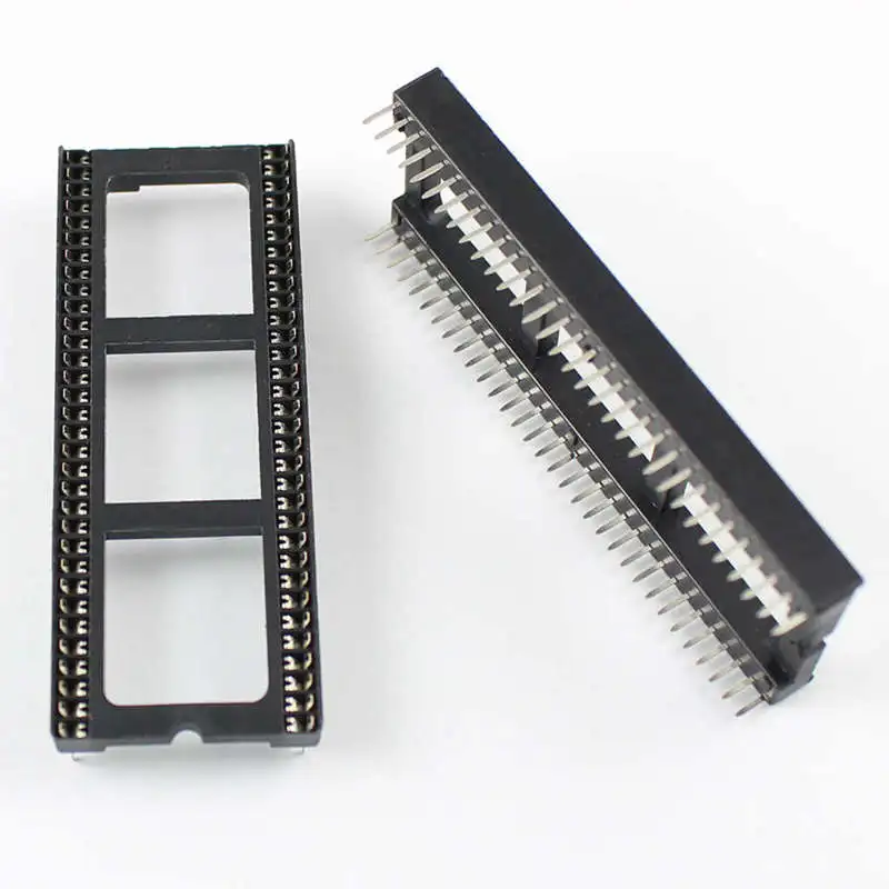 10 шт. Новый 1 778 мм Шаг 64 Pin Dip припой Тип широкая Ic розетка адаптер #8|Источники