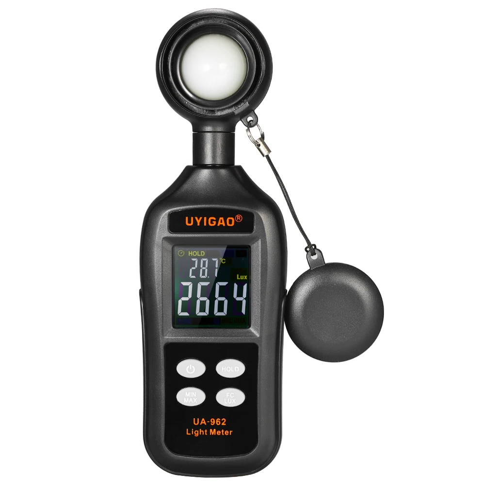 

KMOON UA962 200 000 Digital Luxmeter Lux/FC Luminometer Photometer light meter