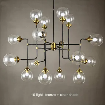 

Modern Magic Bean Chandeliers Beanstalk LED Lustre Lamps Art Decoration Lights E14 Industrial Glass Chandelier island lights